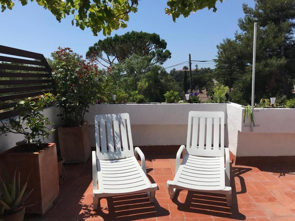 Casita Blanca Con Fibra Optica Y Piscina Cominutaria Villa Tossa de Mar Eksteriør bilde